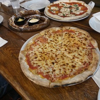 Beach Haus Brewery - Cheese Pizza, Pretzel, Margherita Pizza. - Breweries Near Me - Belmar, New Jersey