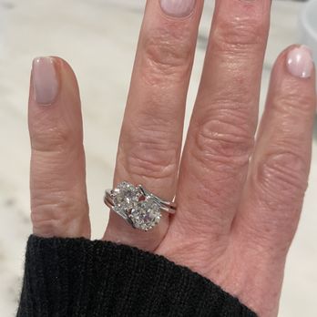 From Italy With Love - 2 old engagement diamonds made into 1 gorgeous ring - Jewelry Near Me - Westbury, New York From Italy With Love - 2 old engagement diamonds made into 1 gorgeous ring - Jewelry Near Me - Westbury, New York
