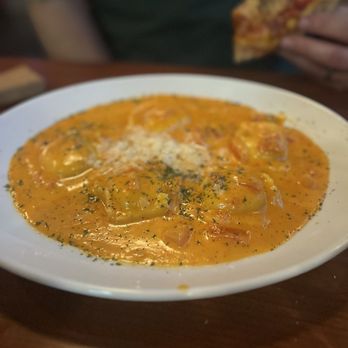 Pizza and More - Lobster ravioli... let's just say it's good I was quick with my camera cuz the hubs GRUBBED it down quick. I didn't even get to try it. - Pizza Near Me - Vista, California