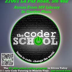 The Coder School - Mission Viejo - We've Moved Just Up The Street!  Now located 27001 La Paz Rd Suite 402, Mission Viejo, CA 92691 across from the MV Library