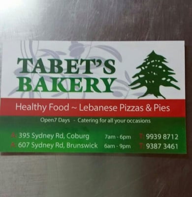 TABET’S BAKERY - Updated May 2024 - 395 Sydney Rd, Coburg Victoria ...