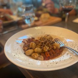 Gnocchi with YAK bolognese. I mean come on.