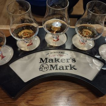 Maker's Mark Distillery - Sampler at the end of the tour. - Tours Near Me - Loretto, Kentucky Maker's Mark Distillery - Sampler at the end of the tour. - Tours Near Me - Loretto, Kentucky