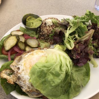 Green Acre - Veggie burger without bun added egg. Was alright - Burgers Near Me - San Diego, California Green Acre - Veggie burger without bun added egg. Was alright - Burgers Near Me - San Diego, California