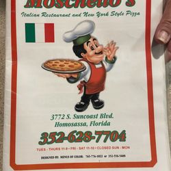 Moschello's Pizza - Here's their information