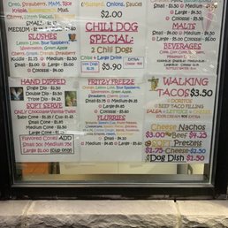 Exterior outside entrance of Tony's Cones & Coneys - Menu - Toledo, Ohio Exterior outside entrance of Tony's Cones & Coneys - Menu - Toledo, Ohio
