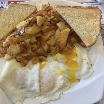 Route Ten Restaurant - 3 eggs. Home fries and toast - Breakfast & Brunch Near Me - Hamden, Connecticut