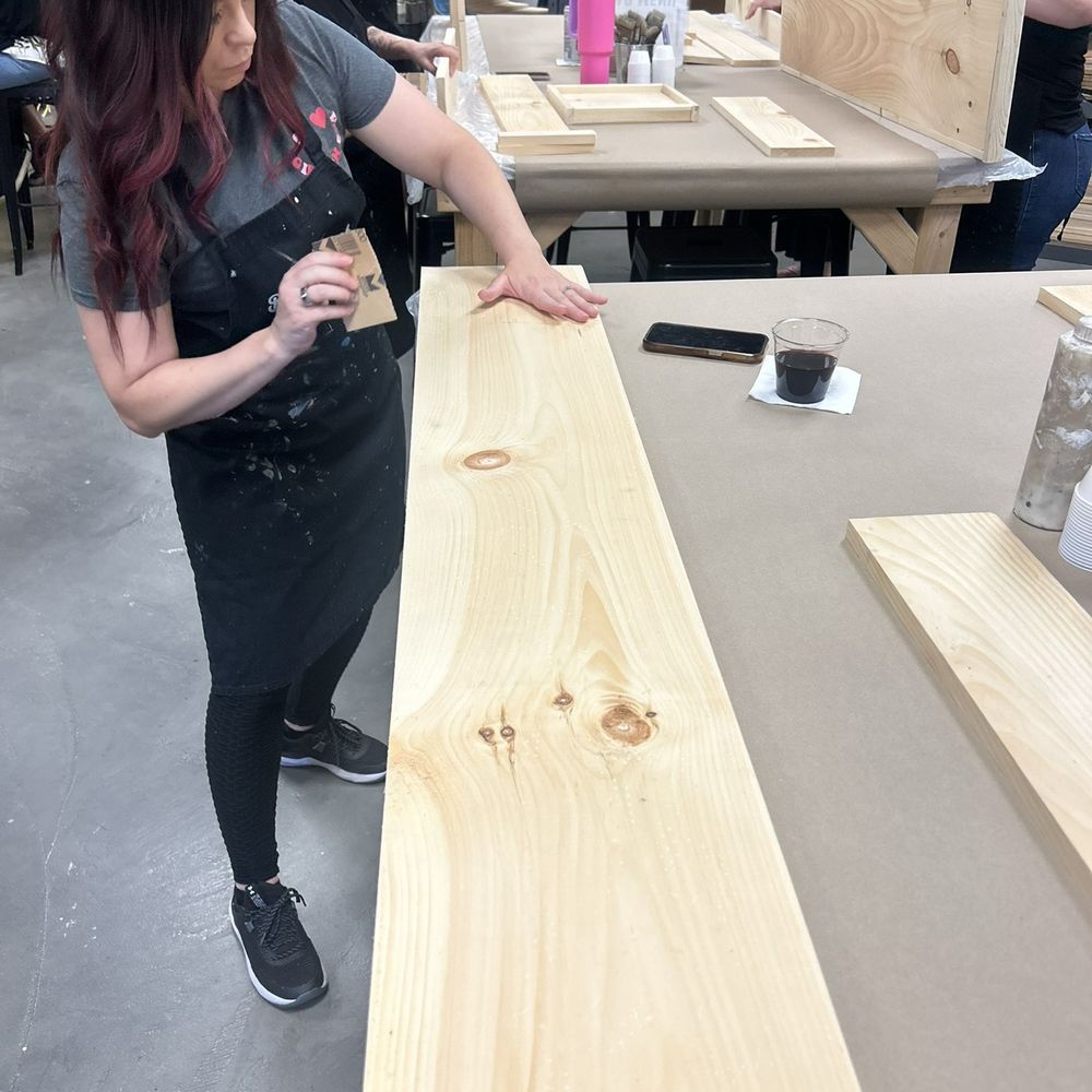 Board & Brush - Sanding time! - Venues & Event Spaces Near Me - Las Vegas, Nevada