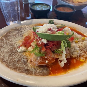 Hola! - Chicken enchilada plate - Mexican Near Me - Bend, Oregon