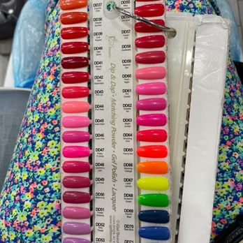 Lush Nails and Spa - Color Template for Dipping Powder/Shellac - Nail Salons Near Me - San Antonio, Texas