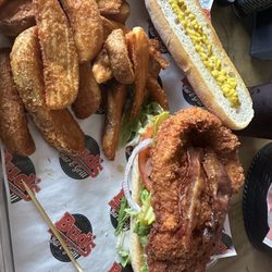 Bud’s Rockin’ Country Bar And Grill - Tenderloin and season fries.