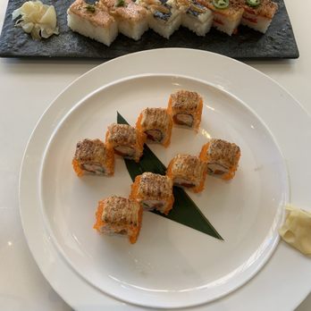 Miku - Aburi Oshi sampler and Miku rolls - Japanese Near Me - Toronto, Ontario Miku - Aburi Oshi sampler and Miku rolls - Japanese Near Me - Toronto, Ontario