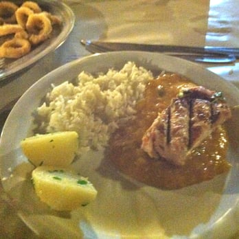 Chalé Canoa Restaurante - My dinner, once it was plated. - Seafood Near Me - Niterói, RJ Chalé Canoa Restaurante - My dinner, once it was plated. - Seafood Near Me - Niterói, RJ