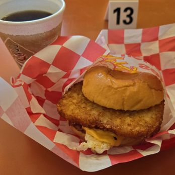 Dad's Dog & Burger - Ham, Egg, Cheese, w/ Hashbrown - Burgers Near Me - Pittsburgh, Pennsylvania