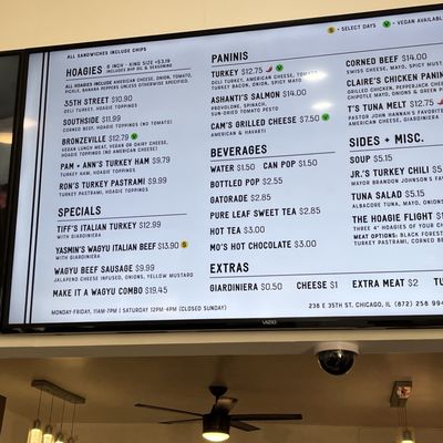 Menu photo 2 Bronzeville Hoagie & Panini Chicago, IL Menu photo 2 Bronzeville Hoagie & Panini Chicago, IL