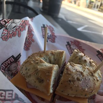 Shirley's Bagels - Nothing special. Bagels are small. Worth the try if you are around the area. - Bagels Near Me - Costa Mesa, California Shirley's Bagels - Nothing special. Bagels are small. Worth the try if you are around the area. - Bagels Near Me - Costa Mesa, California
