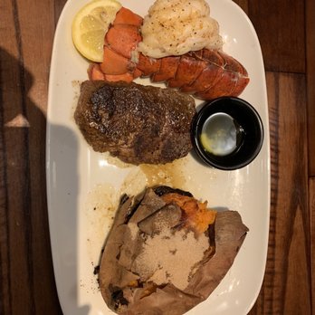 LongHorn Steakhouse - Filet and Lobster with sweet potato - Steakhouses Near Me - Midvale, Utah LongHorn Steakhouse - Filet and Lobster with sweet potato - Steakhouses Near Me - Midvale, Utah