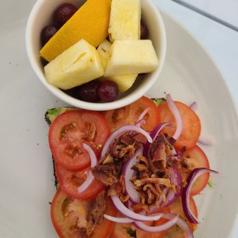 Toast on First - Avocado toast with seasonal fruit - Coffee & Tea Near Me - Whittier, California