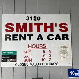 Exterior outside entrance of Smith's Rent-A-Car - Santa Rosa, California Exterior outside entrance of Smith's Rent-A-Car - Santa Rosa, California