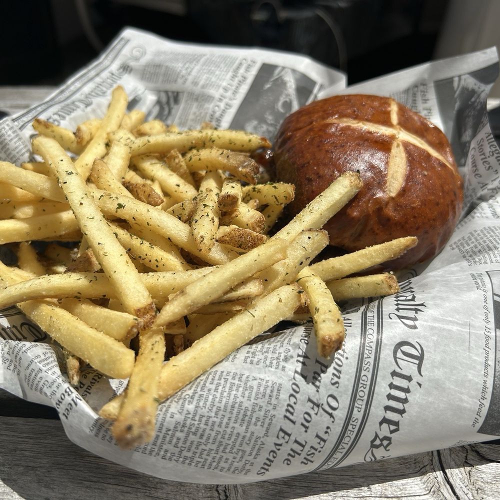 Flavor Grill Express - Jalapeño popperlicious burger, side of seasoned fries - Food Trucks Near Me - St. Ignace, Michigan Flavor Grill Express - Jalapeño popperlicious burger, side of seasoned fries - Food Trucks Near Me - St. Ignace, Michigan