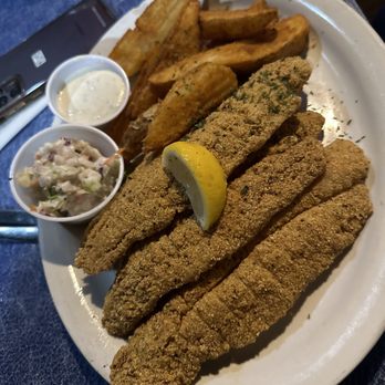 Blind Tiger - Fried Catfish & potato wedges - Cajun/Creole Near Me - Shreveport, Louisiana Blind Tiger - Fried Catfish & potato wedges - Cajun/Creole Near Me - Shreveport, Louisiana