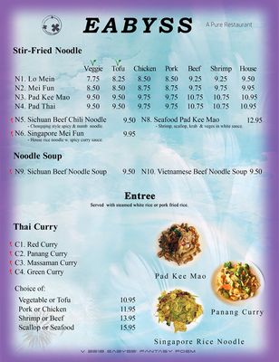 Menu photo 4 Eabyss High Springs, FL