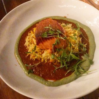 Ysabel - Seared #orakingsalmon #saffron #basmatirice #cilantro #tikkamasala - New American Near Me - West Hollywood, California Ysabel - Seared #orakingsalmon #saffron #basmatirice #cilantro #tikkamasala - New American Near Me - West Hollywood, California