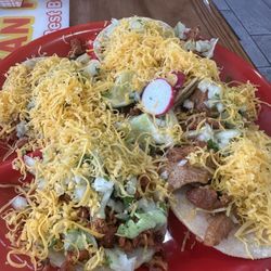 Atilano’s Mexican Food - Pastor, adobada, and carne asada street tacos