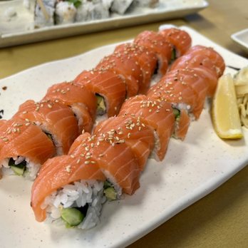 Sushi Island - Philadelphia Roll - Sushi Bars Near Me - Gardena, California