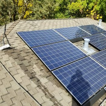 Transparent Window Washing - Solar panel cleaning on a single story home in beautiful Fair Oaks. - Window Washing Near Me