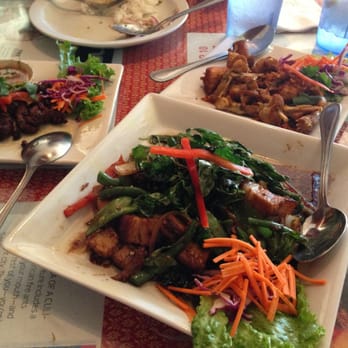 Jitlada - Crying tiger beef, pork basil, frog legs - Thai Near Me - Los Angeles, California