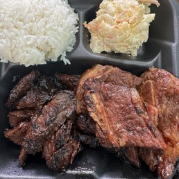 Aloha Steak and Kalbi Ribs