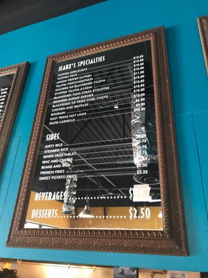 Menu photo 1 Gumbo Jeaux's Houston, TX