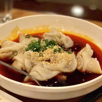 Jeng Chi - Pork wonton in hot & spicy sauce - Bakeries Near Me - Richardson, Texas Jeng Chi - Pork wonton in hot & spicy sauce - Bakeries Near Me - Richardson, Texas