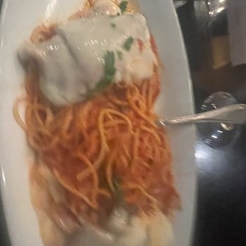 Galliano - Eggplant parmigiana with side of spaghetti - Wine Bars Near Me - Fulton, Maryland