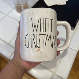 "Cleaned" mug "Cleaned" mug
