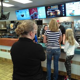 Line at micky d's.