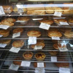 Barkmill Tavern & Bakery - Pie display case