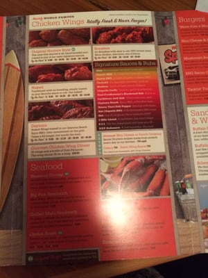Menu photo 8 Hooters Aurora, IL
