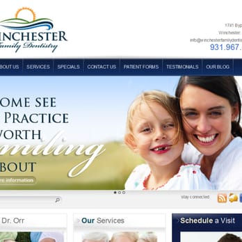 VIEO Design - Silver Addy Award-winning Winchester Family Dentistry website - Web Design Near Me - Knoxville, Tennessee VIEO Design - Silver Addy Award-winning Winchester Family Dentistry website - Web Design Near Me - Knoxville, Tennessee