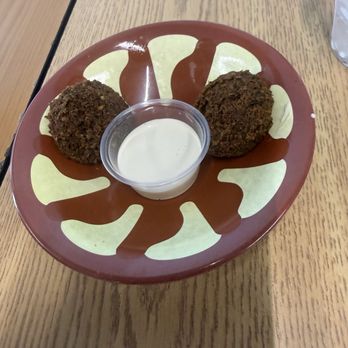 East Bistro - The Mediterranean Eatery - Sample of falafel so we could try it... delicious! - Mediterranean Near Me - Clearwater, Florida East Bistro - The Mediterranean Eatery - Sample of falafel so we could try it... delicious! - Mediterranean Near Me - Clearwater, Florida
