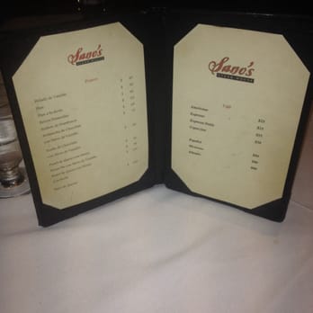 Sano's - Dessert menu. - Steakhouses Near Me - Baja California, BCN Sano's - Dessert menu. - Steakhouses Near Me - Baja California, BCN