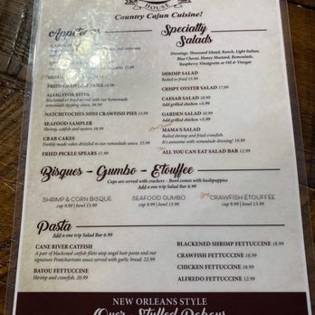 Mama's Oyster House - Menu - Seafood Near Me - Natchitoches, Louisiana Mama's Oyster House - Menu - Seafood Near Me - Natchitoches, Louisiana