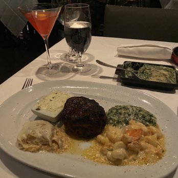 Steak 48 - Wagyu Filet Truffle Butter au Gratin Potatoes Alaskan King Crab & Rock Shrimp Mac & Cheese Creamed Spinach - Steakhouses Near Me - Houston, Texas Steak 48 - Wagyu Filet Truffle Butter au Gratin Potatoes Alaskan King Crab & Rock Shrimp Mac & Cheese Creamed Spinach - Steakhouses Near Me - Houston, Texas