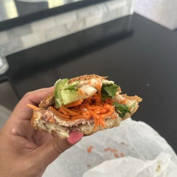 Banhwich - Not enough meat to veggie ratio. Cha Lua w/Pate $10.50 - Vietnamese Near Me - San Francisco, California