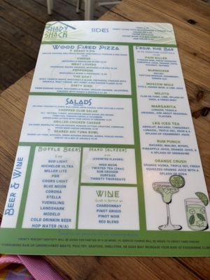 Menu photo 2 Shady Shack Grill & Flip Flops Bar Bracey, VA
