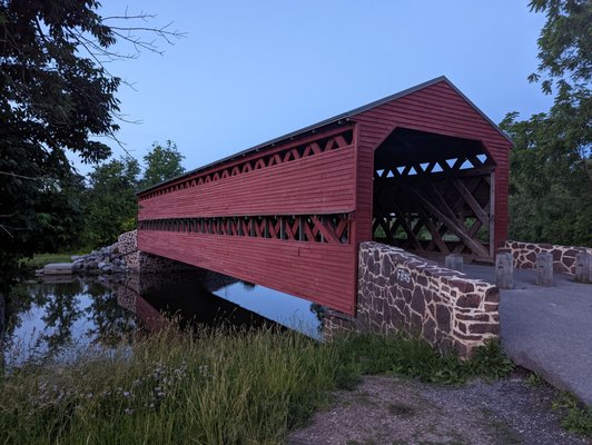 Historic Sachs Covered Bridge by null