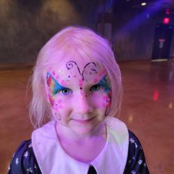 Sparkling Pineapple Face Painting