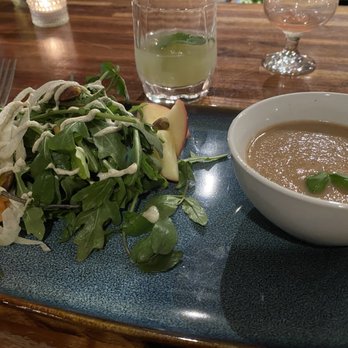 Harvest Beat - Salad and a cauliflower soup all vegan - Vegetarian Near Me - Seattle, Washington