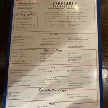 Bond 45 - Menu - do not get the veggie thing - after one bite, he ordered DoorDash Popeyes. - Italian Near Me - New York, New York